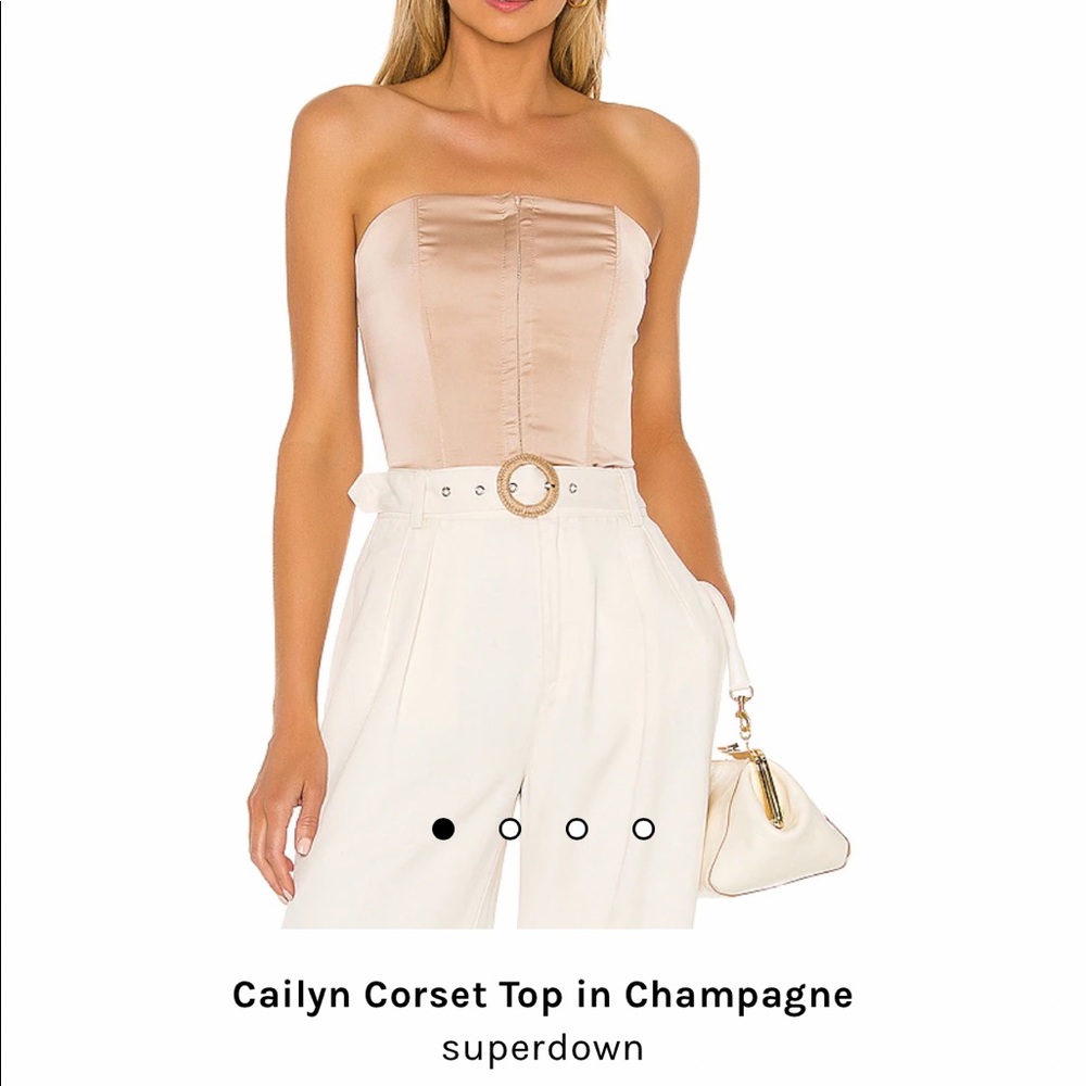 Revolve Superdown zip corset